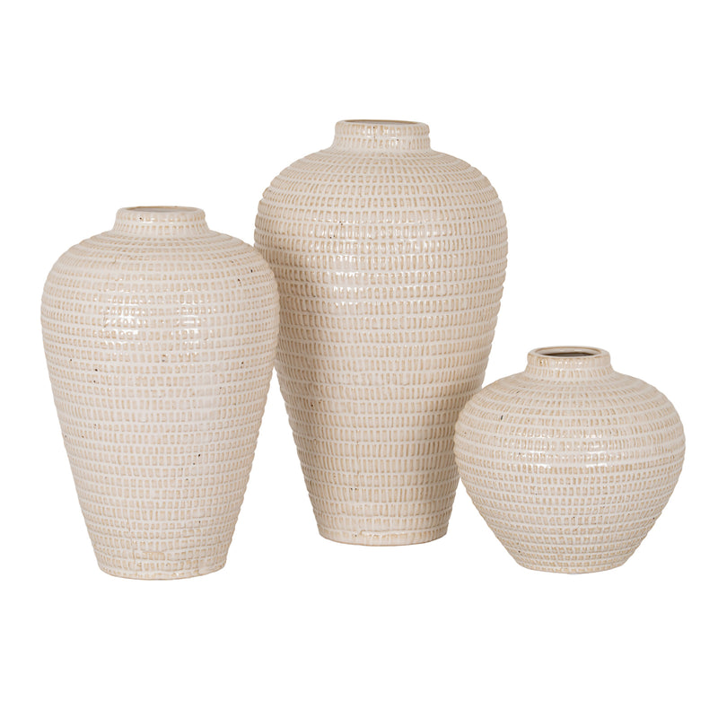 Amalie vase shown with medium and small sizes sold separately