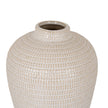 Close-up of the Amalie vase's neck and textured shoulder