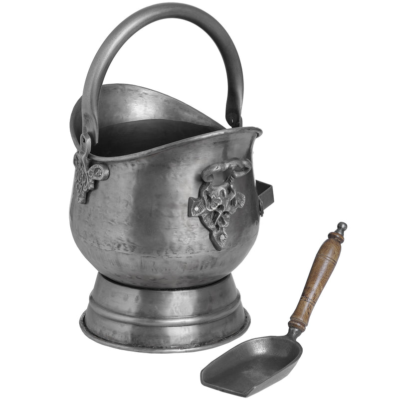 Coal bucket and shovel from another angle