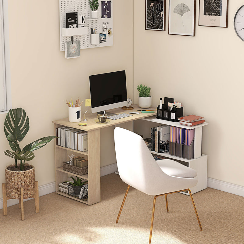 Rotating L-shaped corner desk – image 2