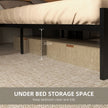 Industrial double bed, 31 cm underbed – image 5