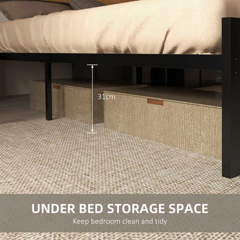 Industrial double bed, 31 cm underbed – image 5