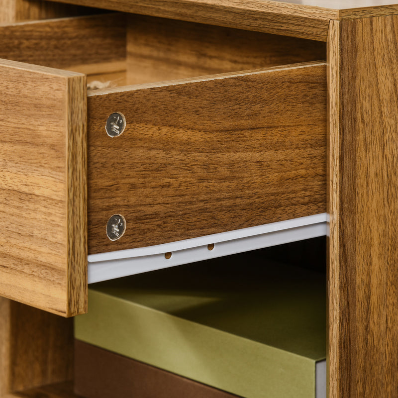 Walnut bedside table – image 9