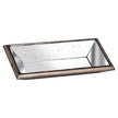 Astor slim mirrored tray on a white background