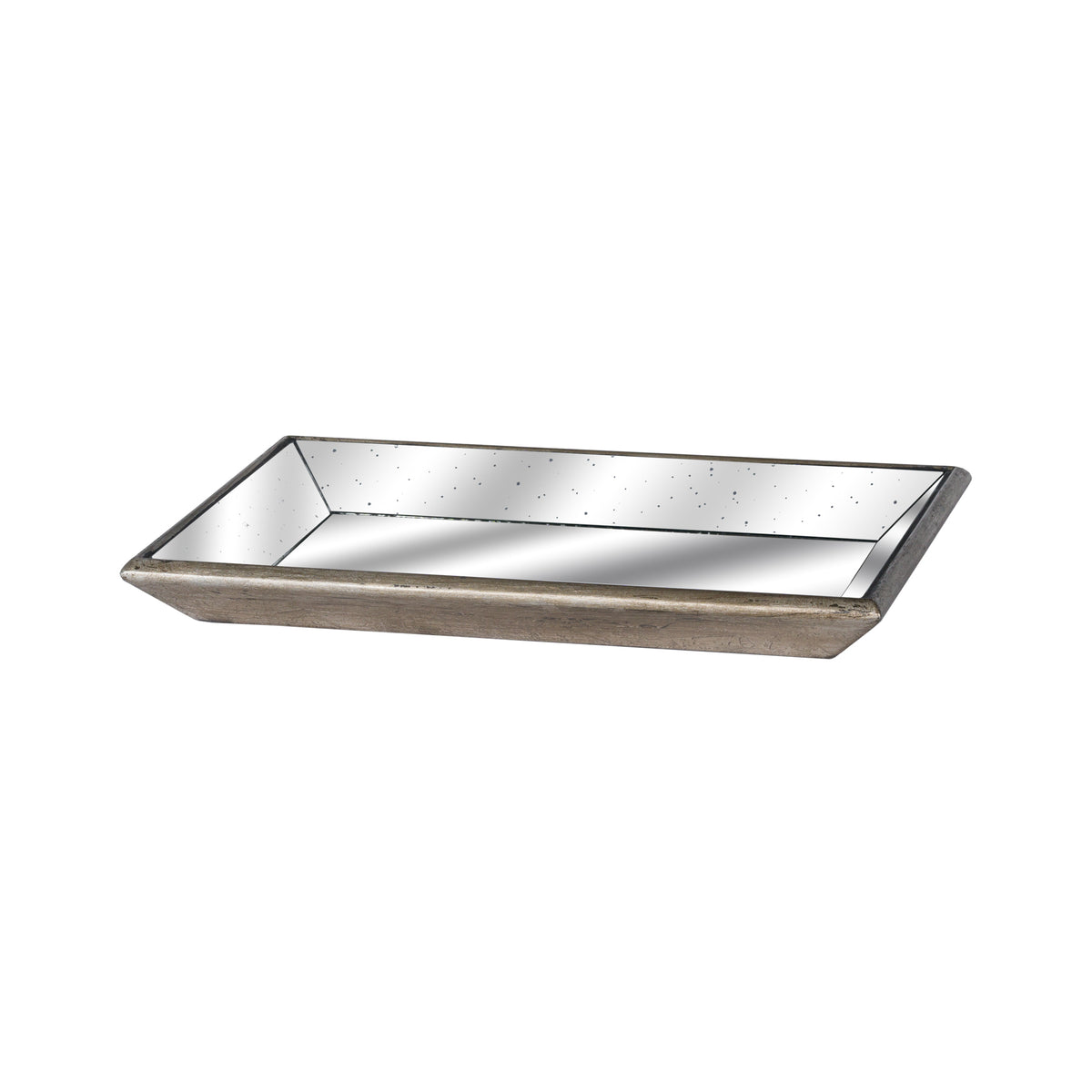 Astor rectangular mirrored tray on a white background