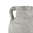 Close-up of the amphora handle and weathered finish