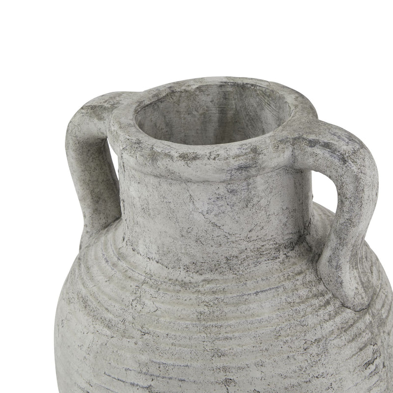 Close-up of the large Athena amphora's rim and handles