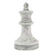 Athena stone-effect king chess piece ornament, front view