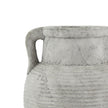 Close-up of the amphora handle and weathered finish