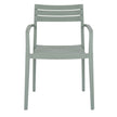 Aura French grey carver chair from the front