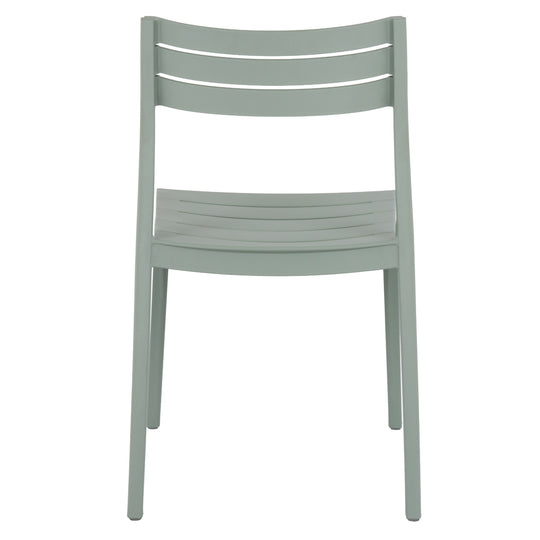 Aura French grey chair from the front