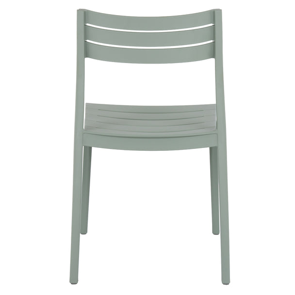 Aura French grey chair from the front