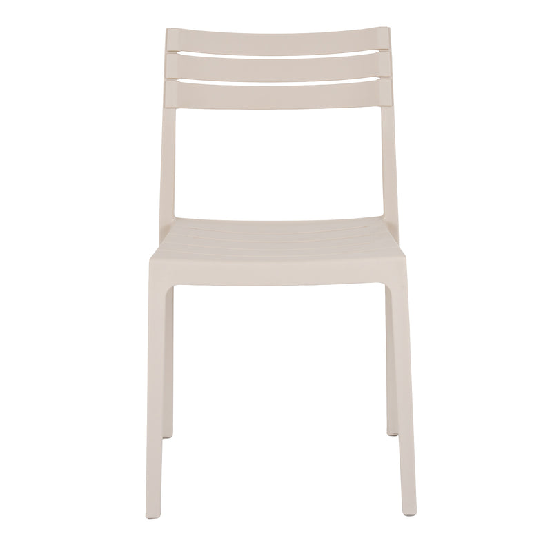 Aura putty chair, front view from above
