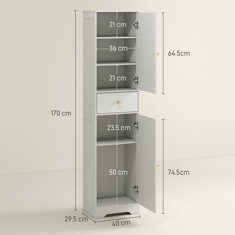 Tall cabinet with arched doors – image 3