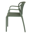 side view of the Axis carver chair and its arms