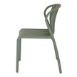 side view of the Axis French grey chair