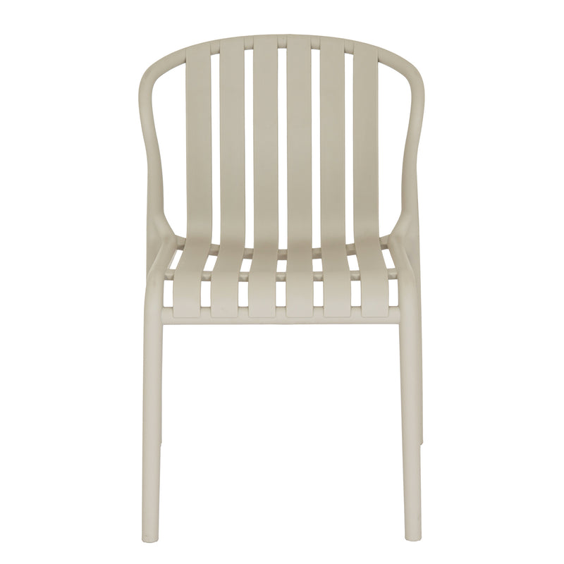 Axis putty grey chair from the front