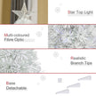 2.5ft white tabletop fibre optic tree – image 8
