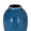 Close-up of the Azura vase's neck and ribbed shoulder