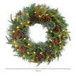 Diameter diagram for the 60cm Christmas wreath
