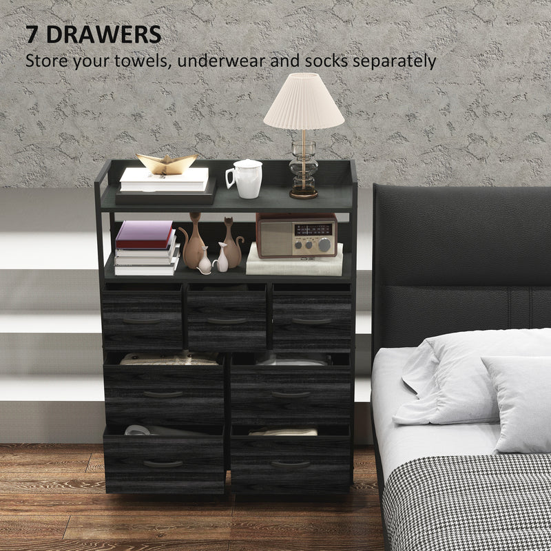 7-drawer fabric storage unit – image 4