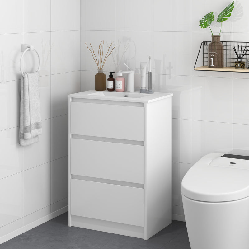 Bathroom vanity unit with basin – image 2