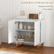 White ribbed sideboard – image 4