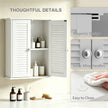 White louvered wall cabinet – image 7