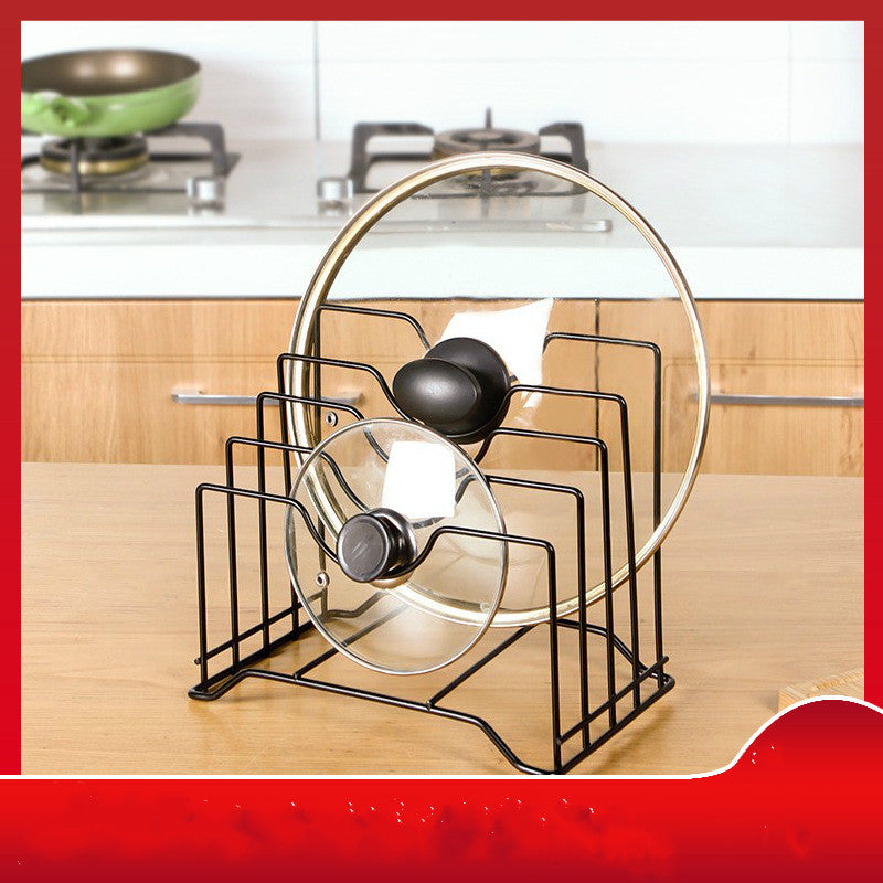 Multifunctional Iron Kitchen Storage Rack and Drainer