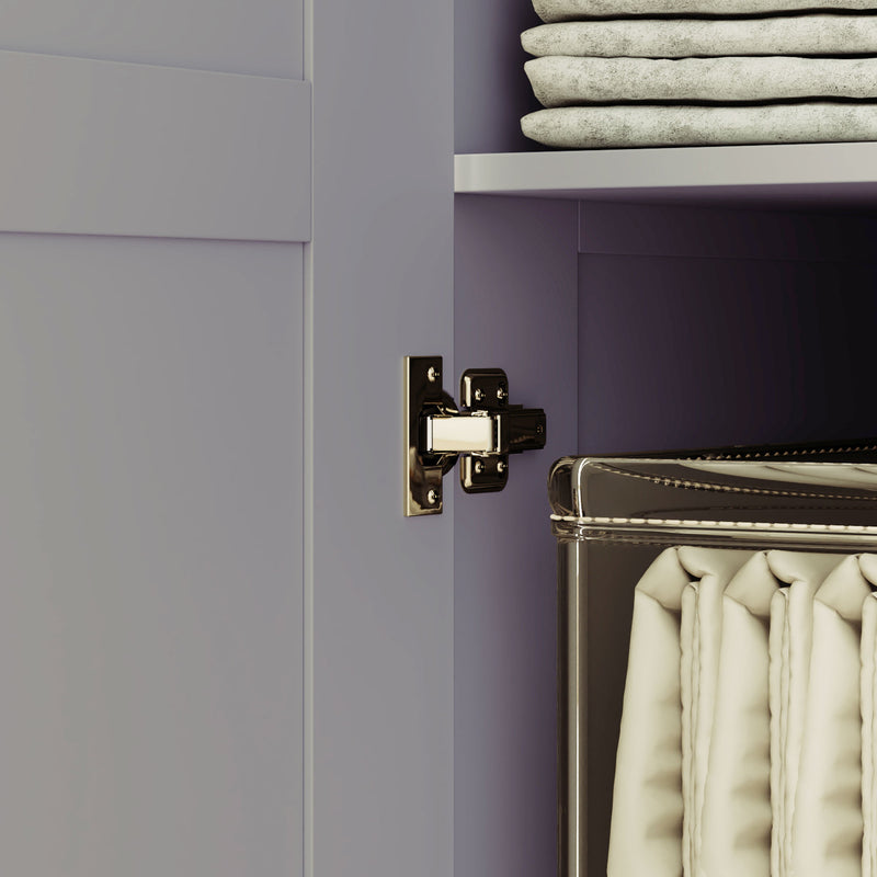 Grey panel door wardrobe – image 9