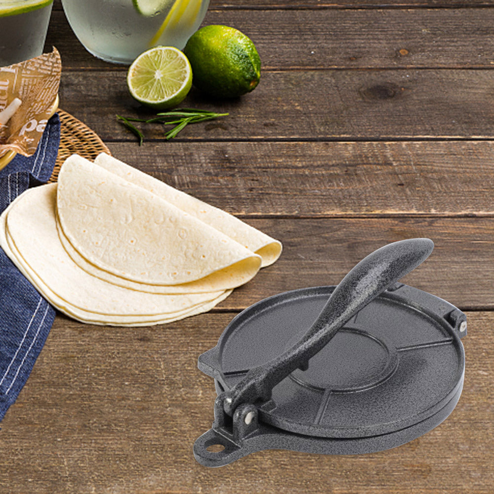 Manual Tortilla Press – Aluminium Alloy Flatbread & Wrap Maker, 16cm/20cm