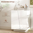 White gloss storage cabinet – image 4