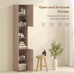 182 cm tall fluted bathroom cabinet – image 4