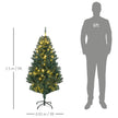 5ft pre-lit decorated Christmas tree – image 3