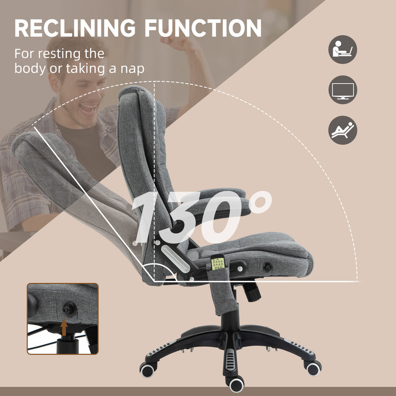 Heated massage office chair – image 7