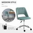 Scallop-back velvet desk chair – image 5