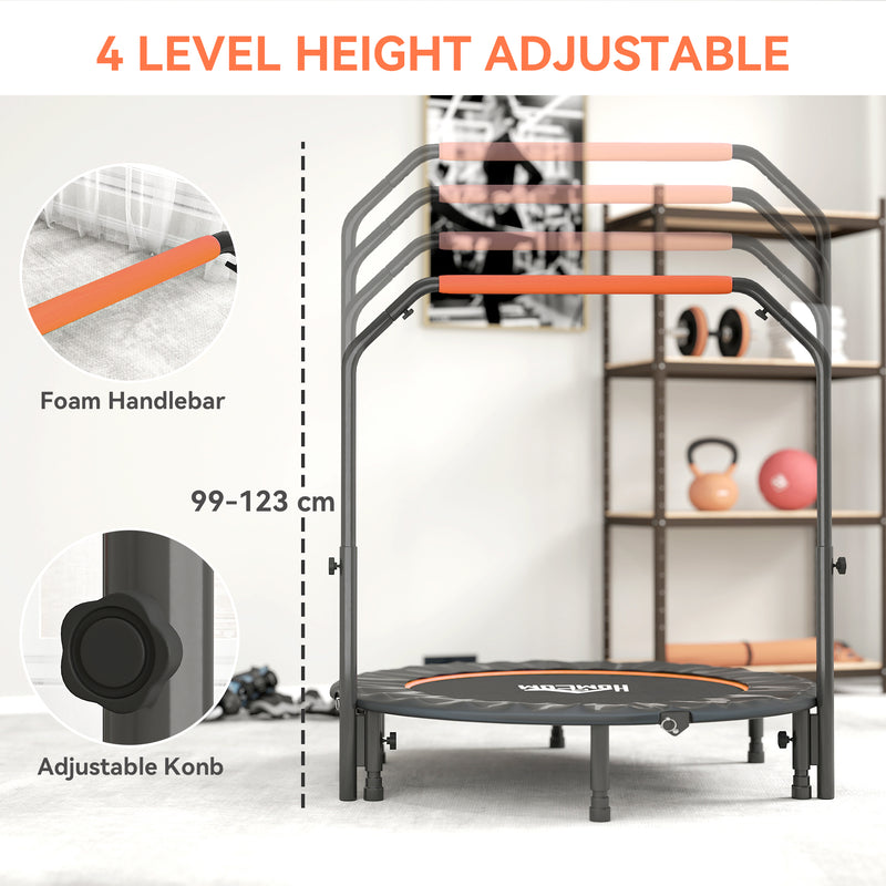 48" foldable fitness trampoline – image 4