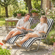 Padded garden recliners – image 2