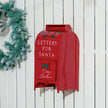 Red Letters to Santa Postbox for A5 Letters mounted on display