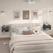 Fluted floating bedside tables – image 8