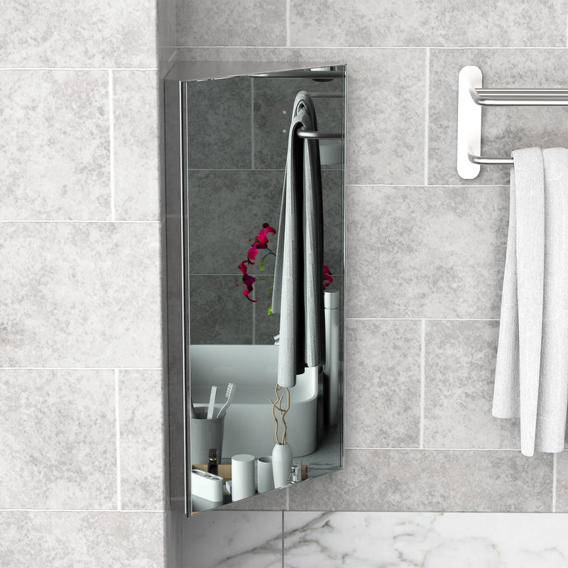 Stainless steel mirror cabinet – image 9