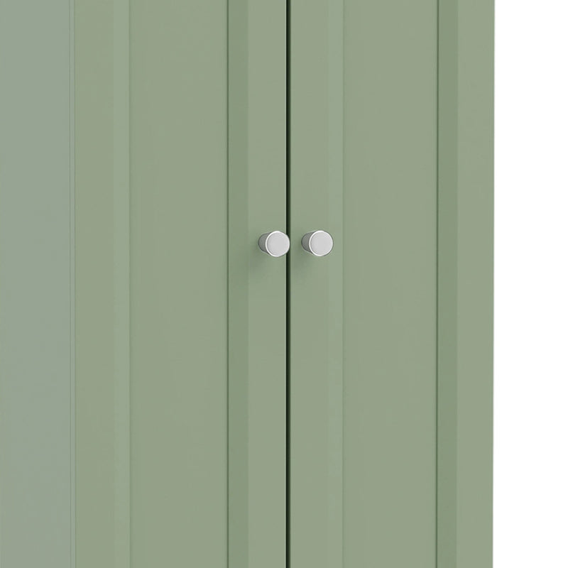 HOMCOM Narrow Bathroom Cabinet, Slim Storage Cabinet with 2 Doors & 4 Tiers, Freestanding Narrow Cupboard – view 10