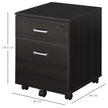 2-drawer lockable filing cabinet – image 3