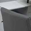 Mid-back faux leather desk chair – image 9