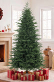 7ft Christmas tree with pine wood stand – image 2