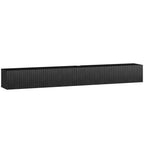 180cm Floating TV Stand, Wall Mount TV Unit with Cable Management Hole, Fits up to 72" TV, Black