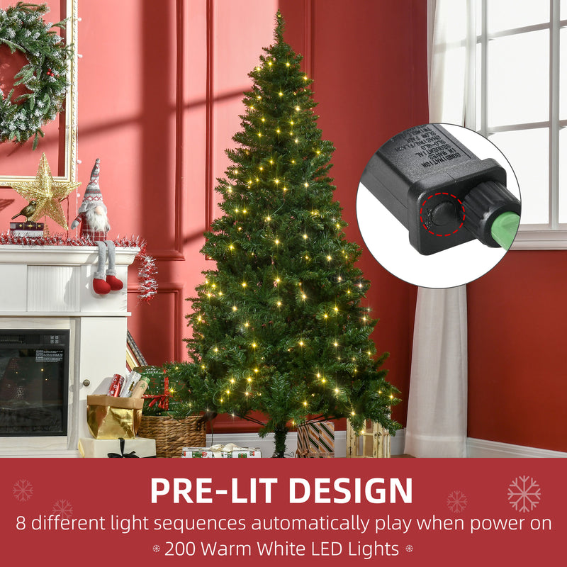 6ft warm white pre-lit Christmas tree – image 5