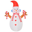 8ft Snowman Christmas Inflatable on a white background