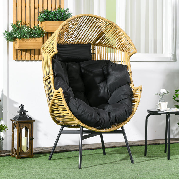 String rattan egg chair – image 2