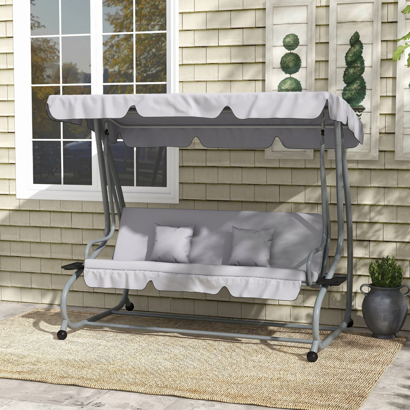 Light grey swing bed – image 2